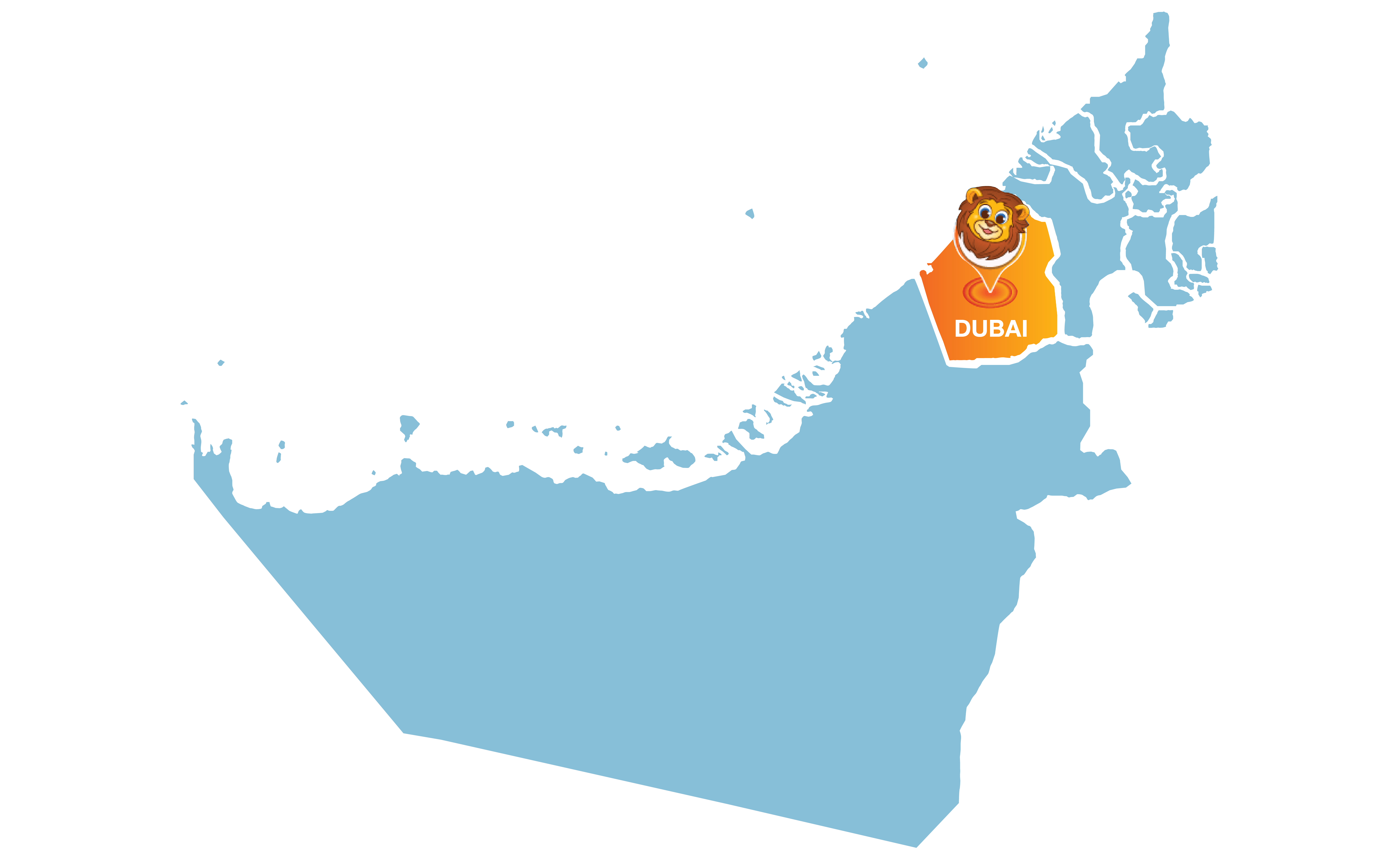 Dubai Locations Map